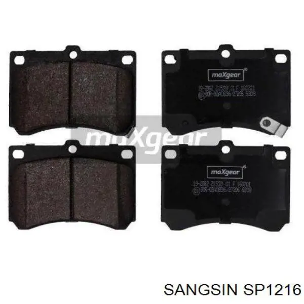 Передні тормозні колодки SP1216 Sangsin