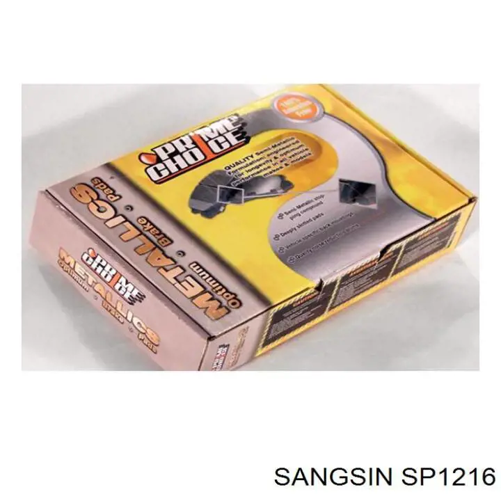 Гальмівні колодки Sangsin SP1216 ціна, від 15.87 USD