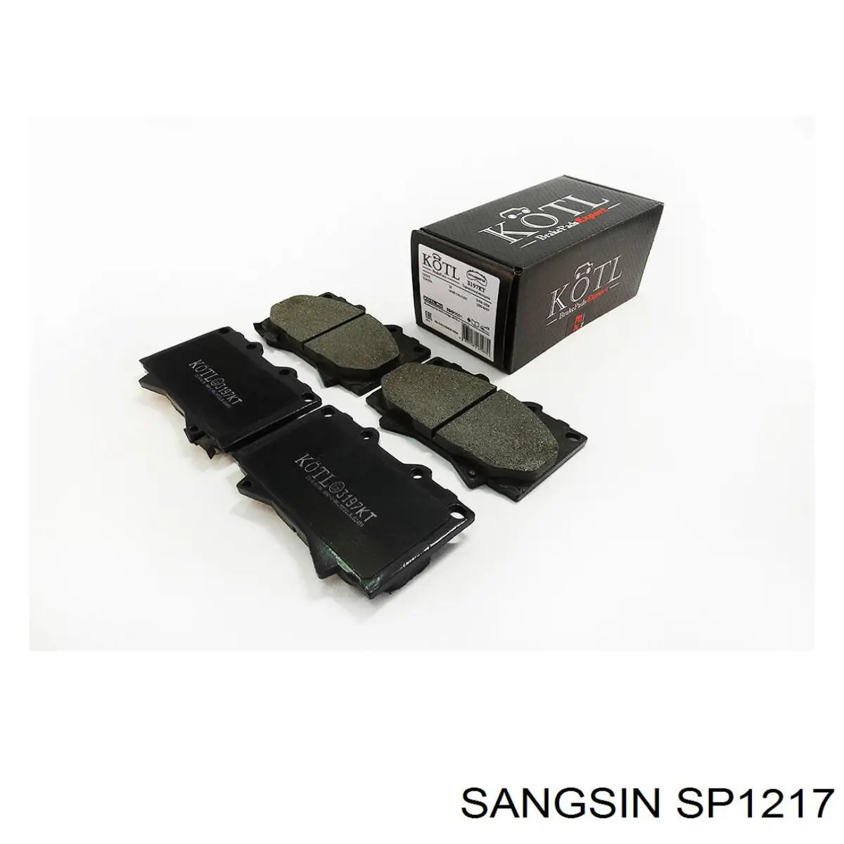 Гальмівні колодки Sangsin SP1217 ціна, від 21.08 USD