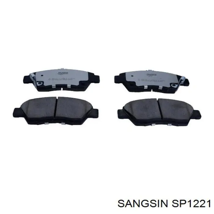 Купити SP1221 Sangsin Колодки гальмівні передні, дискові