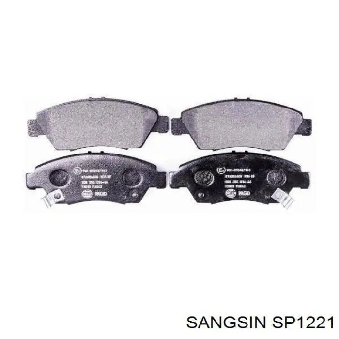 Передні тормозні колодки SP1221 Sangsin