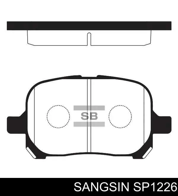SP1226 Sangsin Передні гальмівні колодки