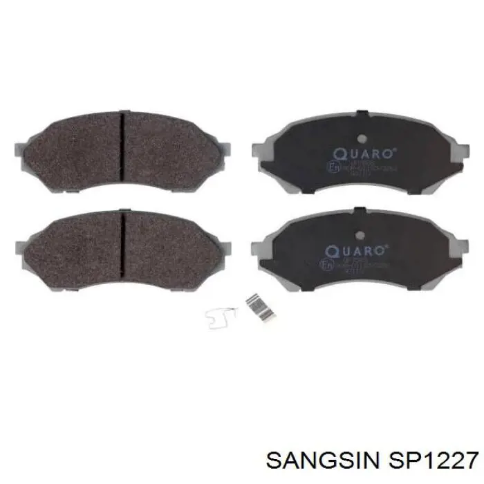 Купити SP1227 Sangsin Колодки гальмівні передні, дискові