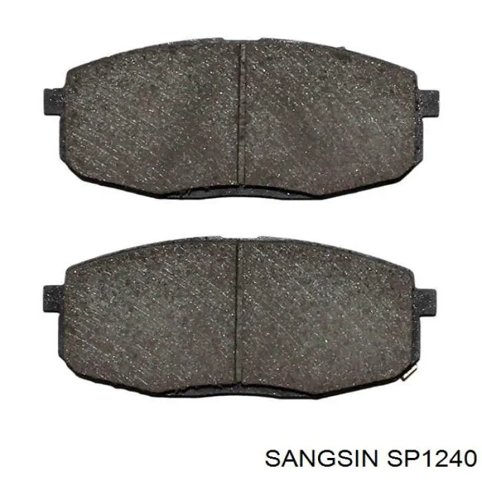 Купити SP1240 Sangsin Колодки гальмівні передні, дискові