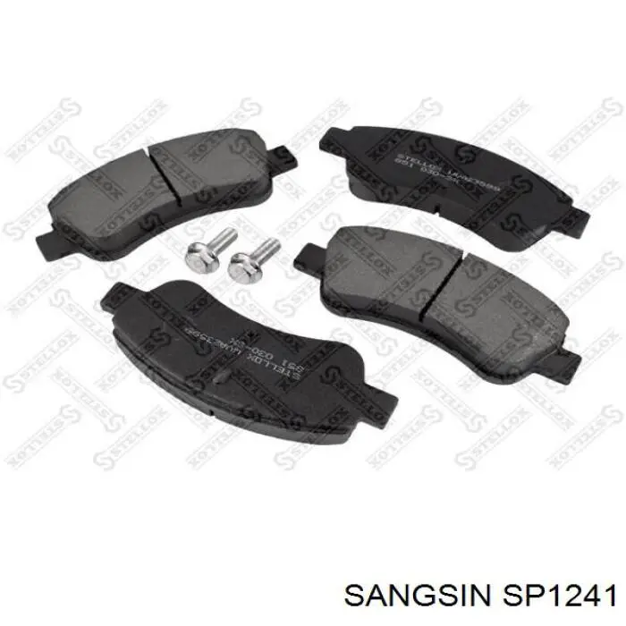Купити SP1241 Sangsin Колодки гальмівні передні, дискові
