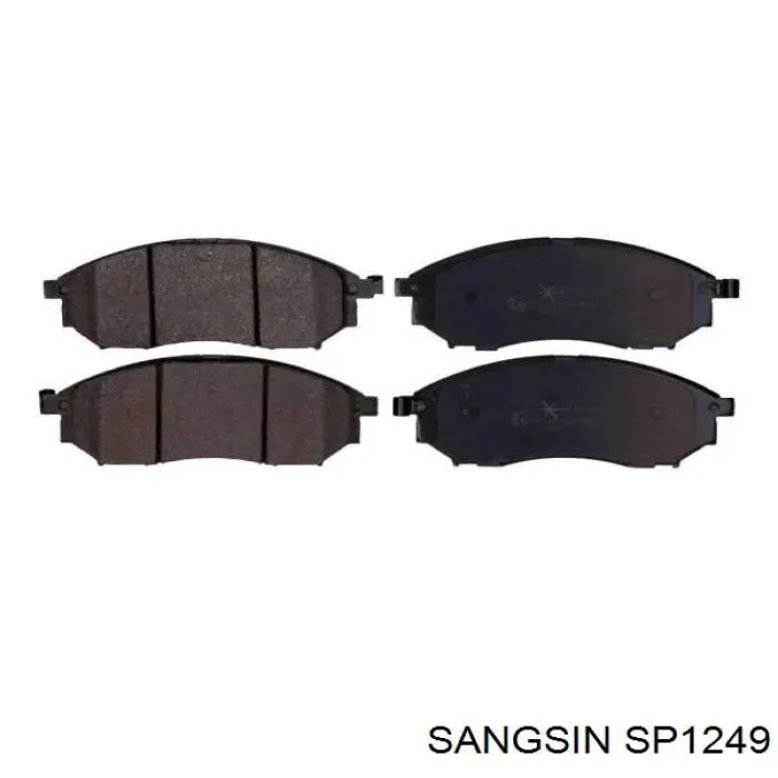 SP1249 Sangsin Передні гальмівні колодки