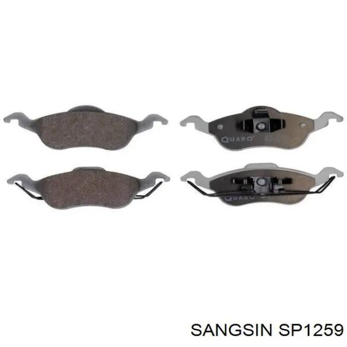 Гальмівні колодки Sangsin SP1259 ціна, від 18.11 USD