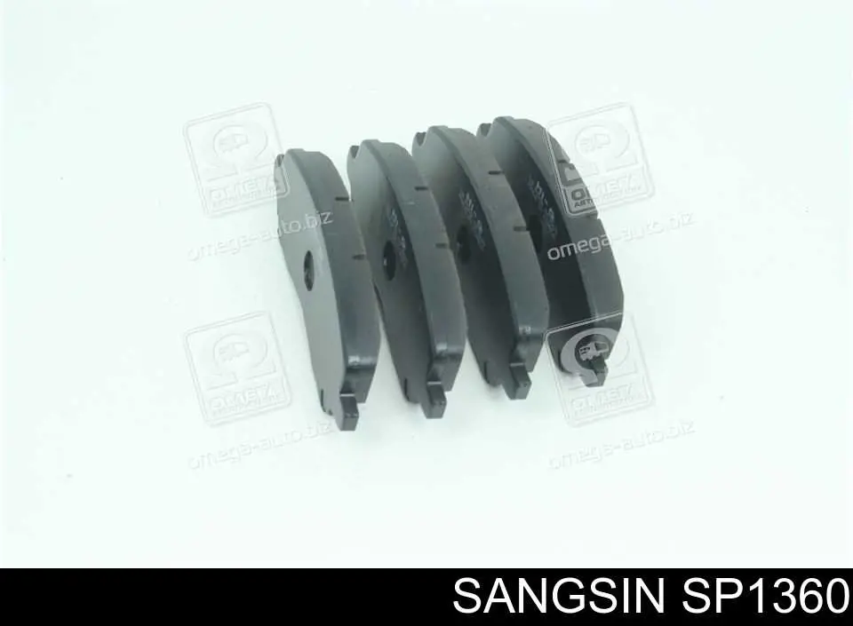Гальмівні колодки Sangsin SP1360 ціна, від 21.82 USD