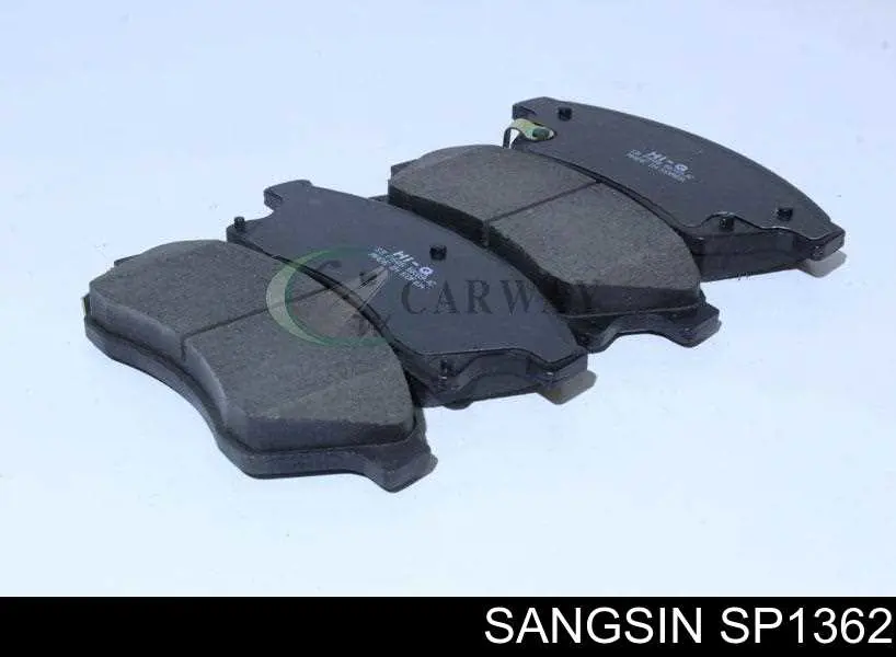 Гальмівні колодки Sangsin SP1362 ціна, від 23.44 USD