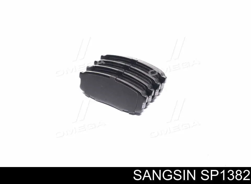 Задні гальмівні колодки Sangsin SP1382 ціна, від 21.98 USD