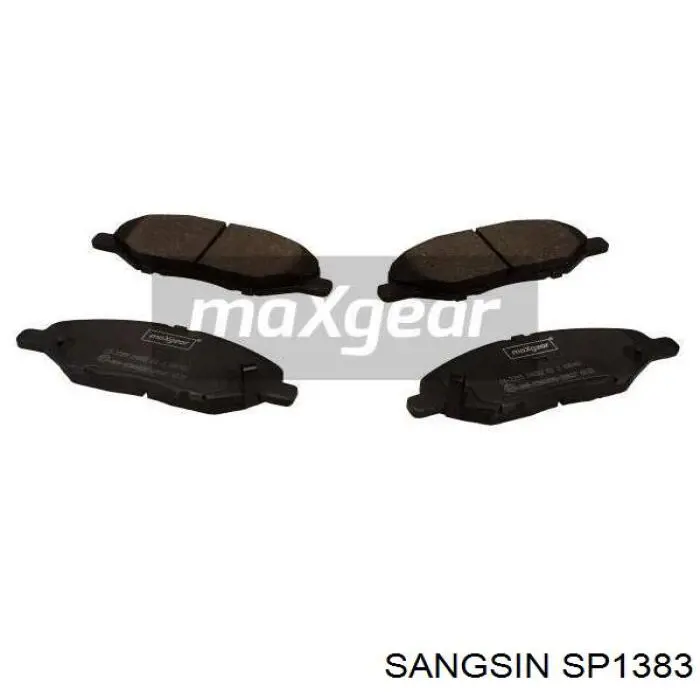 Купити SP1383 Sangsin Колодки гальмівні передні, дискові