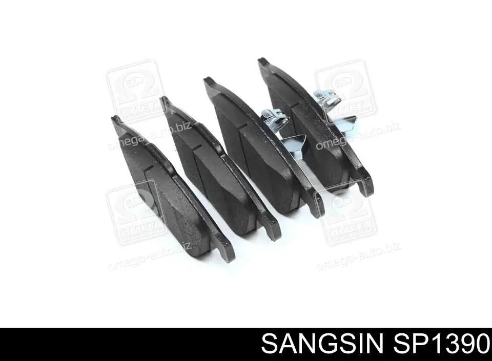 Купити SP1390 Sangsin Колодки гальмівні передні, дискові