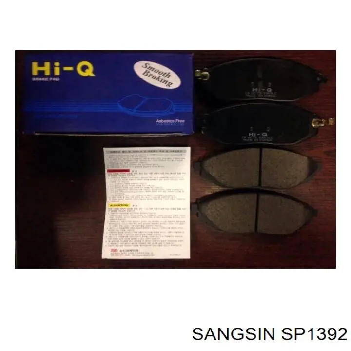 Гальмівні колодки Sangsin SP1392 ціна, від 19.37 USD