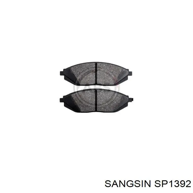 Передні тормозні колодки SP1392 Sangsin