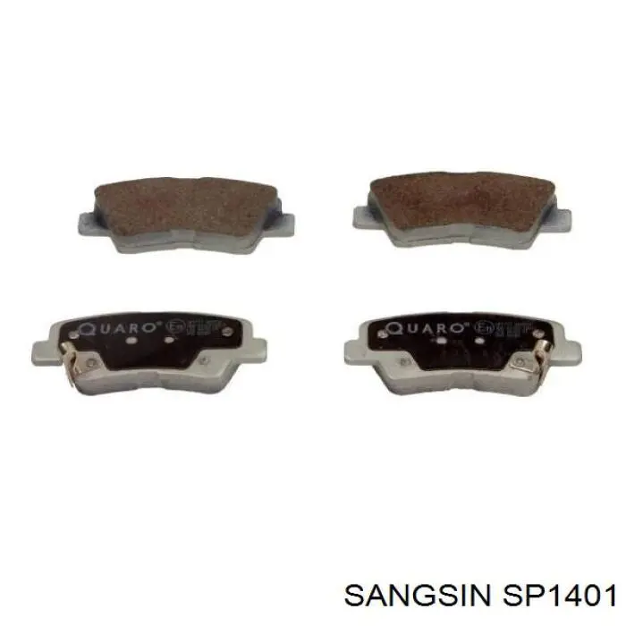 SP1401 Sangsin Колодки гальмівні задні, дискові