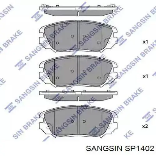 Гальмівні колодки Sangsin SP1402 ціна, від 24.08 USD