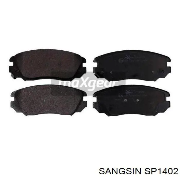 Купити SP1402 Sangsin Колодки гальмівні передні, дискові