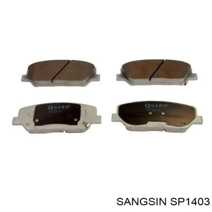 Купити SP1403 Sangsin Колодки гальмівні передні, дискові