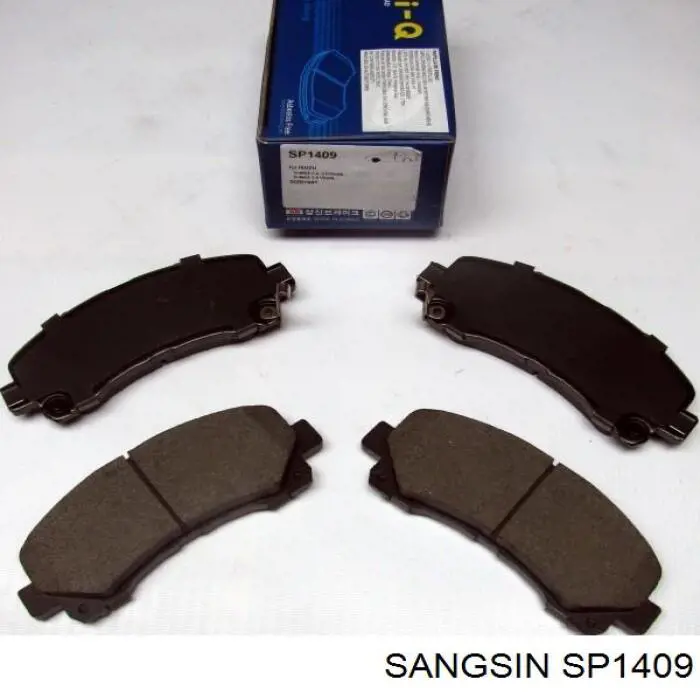 SP1409 Sangsin колодки гальмівні передні, дискові