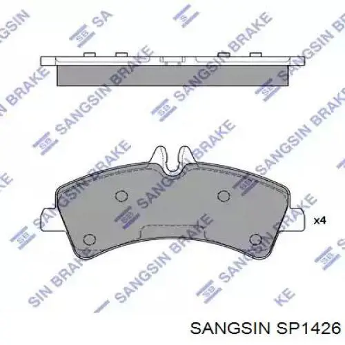 Задні гальмівні колодки Sangsin SP1426 ціна, від 30.44 USD