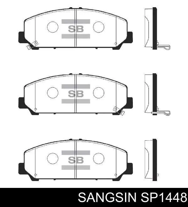 Гальмівні колодки Sangsin SP1448 ціна, від 26.66 USD