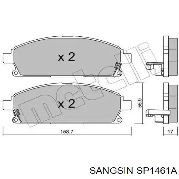 Купити 231281 Power Stop Задні колодки