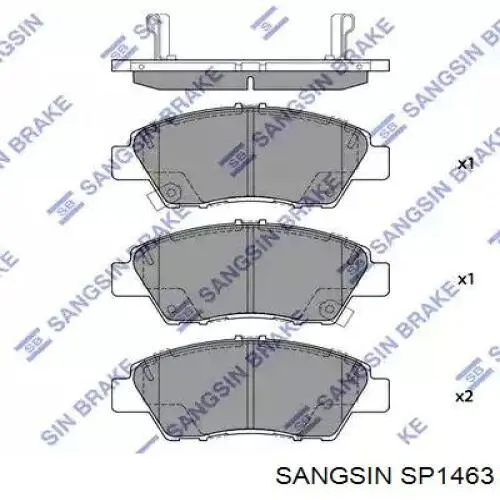 SP1463 Sangsin Передні гальмівні колодки