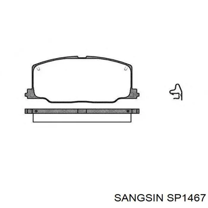 Купити 446520510 Toyota Колодки гальмівні передні, дискові