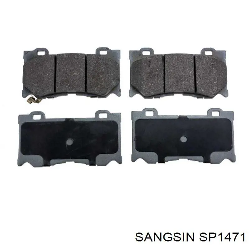 Купити SP1471 Sangsin Колодки гальмівні передні, дискові