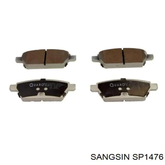 Задні гальмівні колодки Sangsin SP1476 ціна, від 18.13 USD