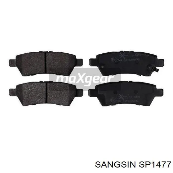 Задні гальмівні колодки SP1477 Sangsin