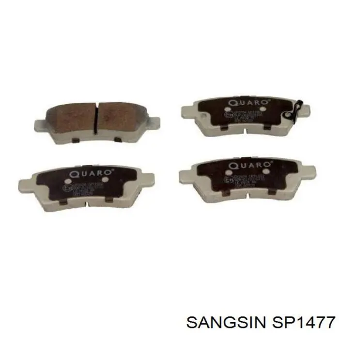 SP1477 Sangsin Колодки гальмівні задні, дискові