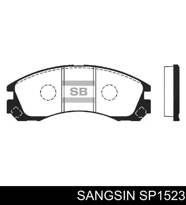 Гальмівні колодки Sangsin SP1523 ціна, від 22.43 USD