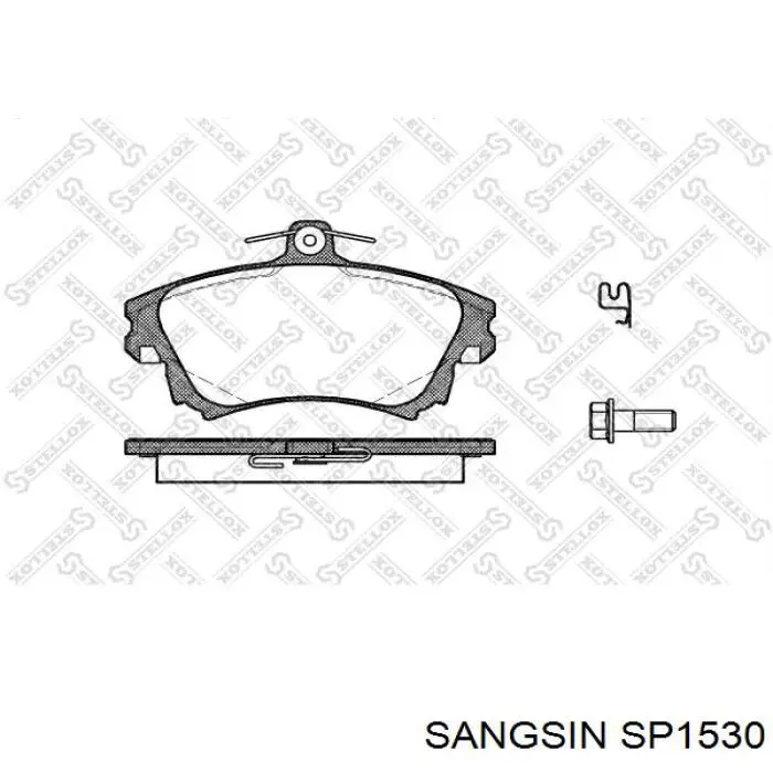 Передні тормозні колодки SP1530 Sangsin