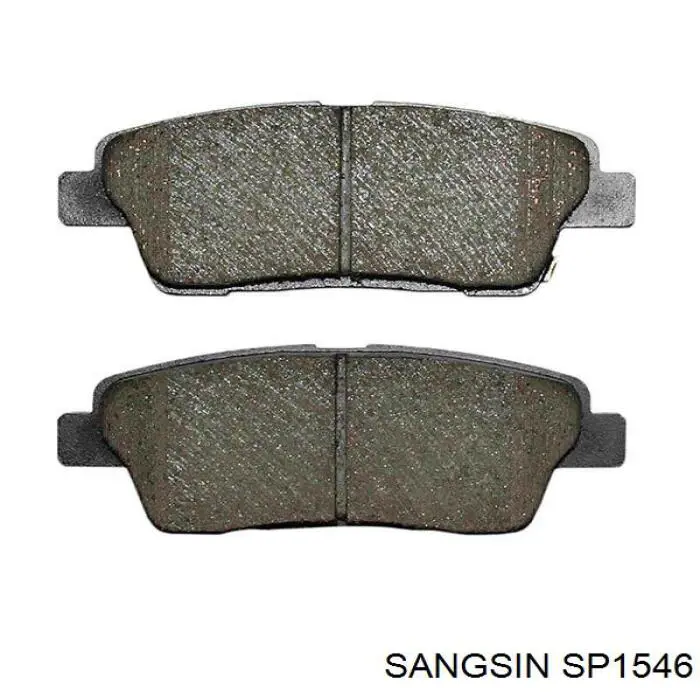 SP1546 Sangsin колодки гальмові задні, дискові