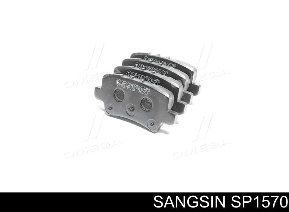 Задні гальмівні колодки Sangsin SP1570 ціна, від 16.05 USD
