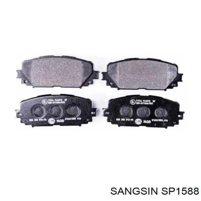 Гальмівні колодки Sangsin SP1588 ціна, від 18.93 USD