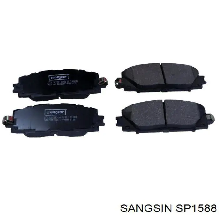 SP1588 Sangsin Передні гальмівні колодки
