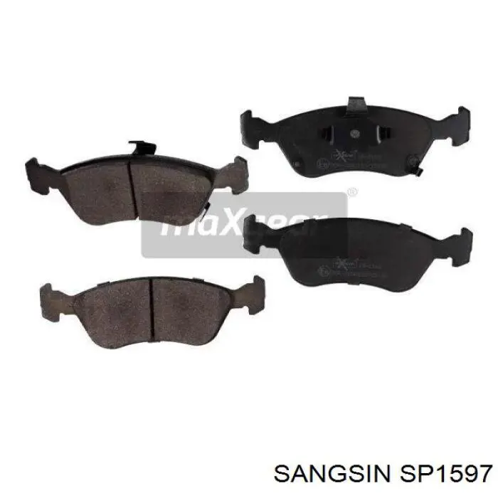 Передні тормозні колодки SP1597 Sangsin