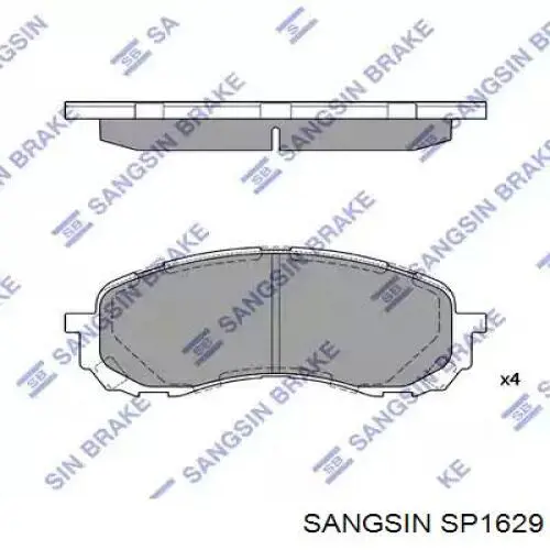 Передні тормозні колодки SP1629 Sangsin