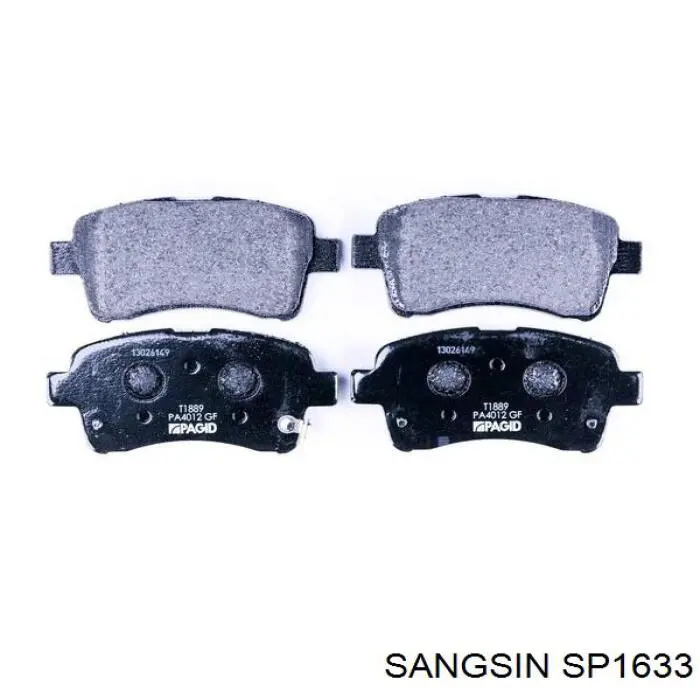 Купити SP1633 Sangsin Колодки гальмівні передні, дискові