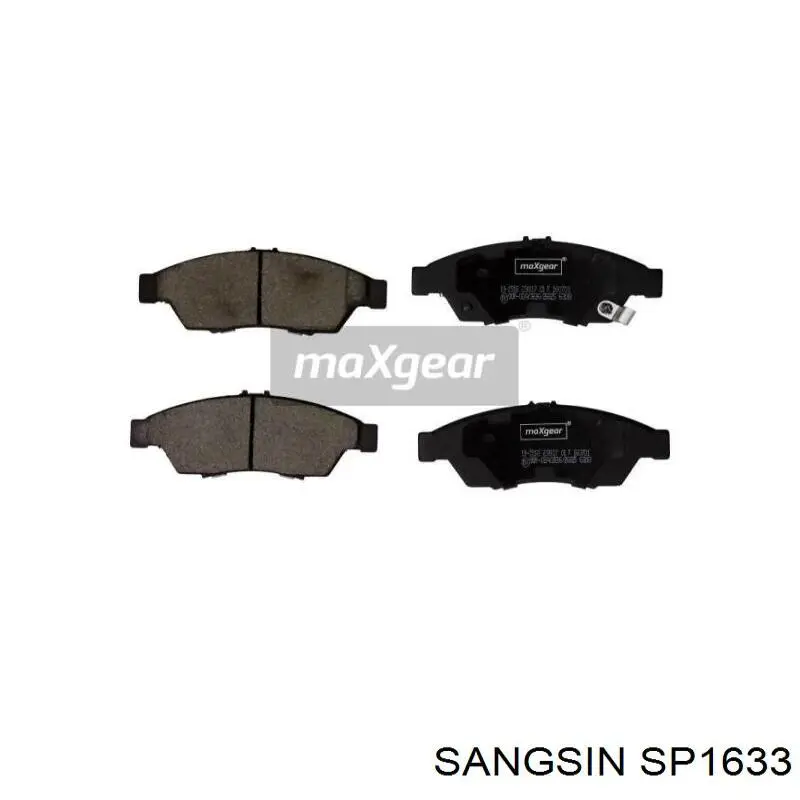 Гальмівні колодки Sangsin SP1633 ціна, від 13.90 USD