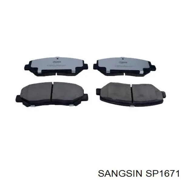 Гальмівні колодки Sangsin SP1671 ціна, від 25.57 USD