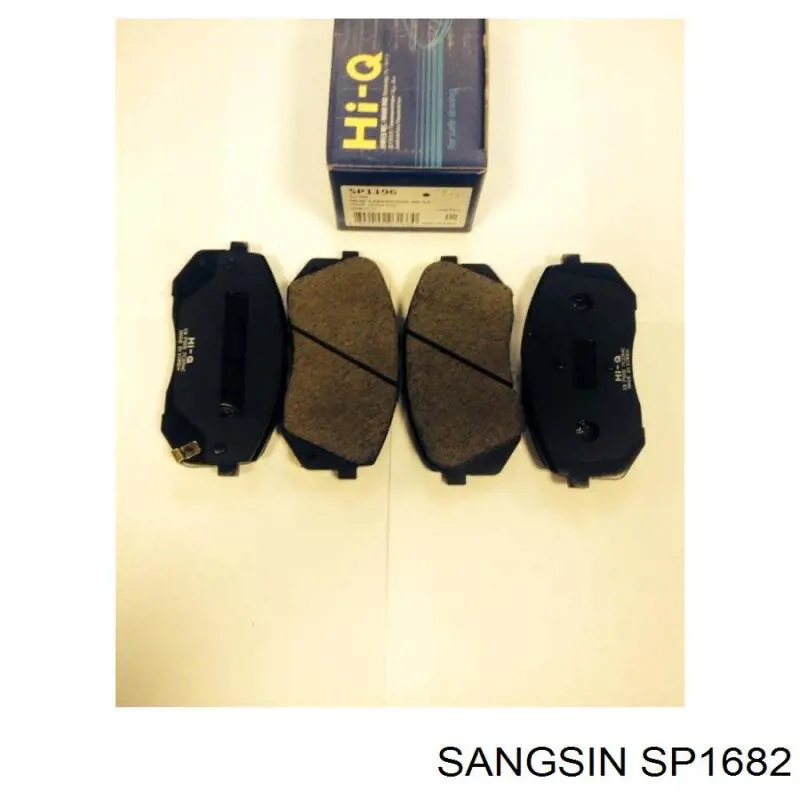 SP1682 Sangsin Передні гальмівні колодки