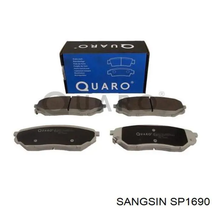 Гальмівні колодки Sangsin SP1690 ціна, від 29.11 USD