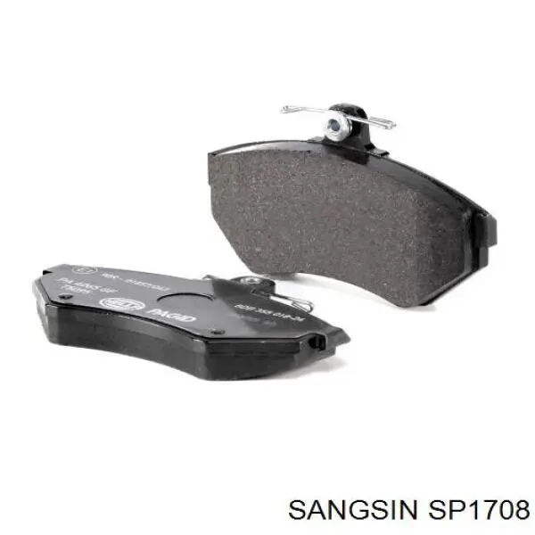 Гальмівні колодки Sangsin SP1708 ціна, від 16.49 USD