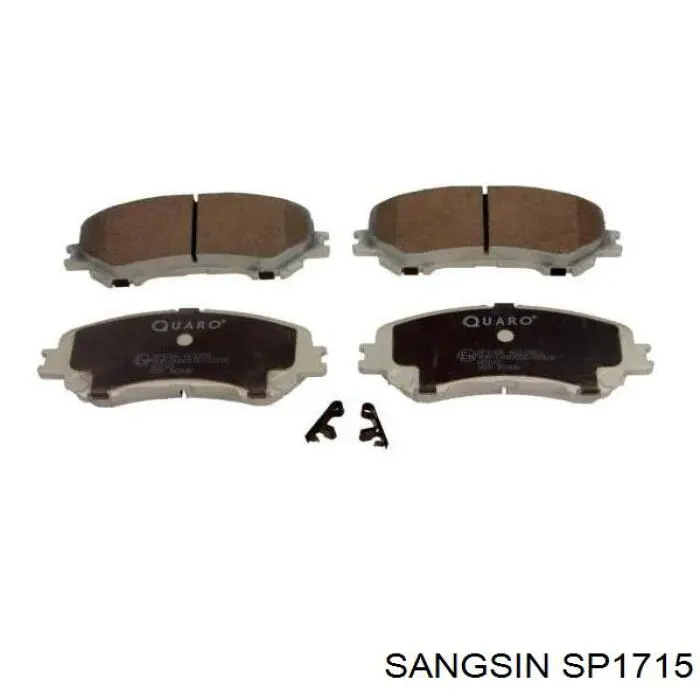 Гальмівні колодки Sangsin SP1715 ціна, від 28.33 USD
