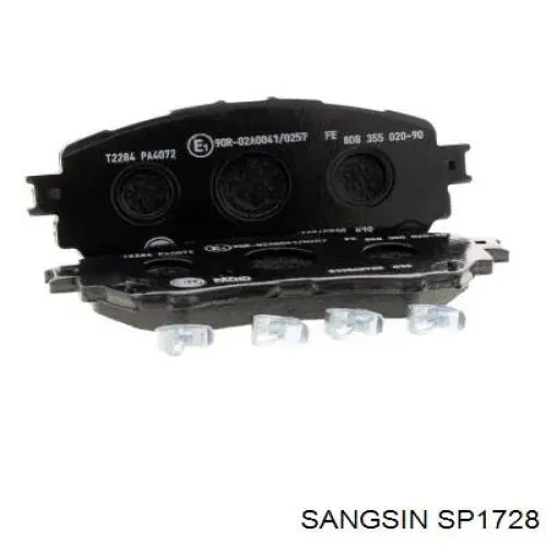SP1728 Sangsin Передні гальмівні колодки