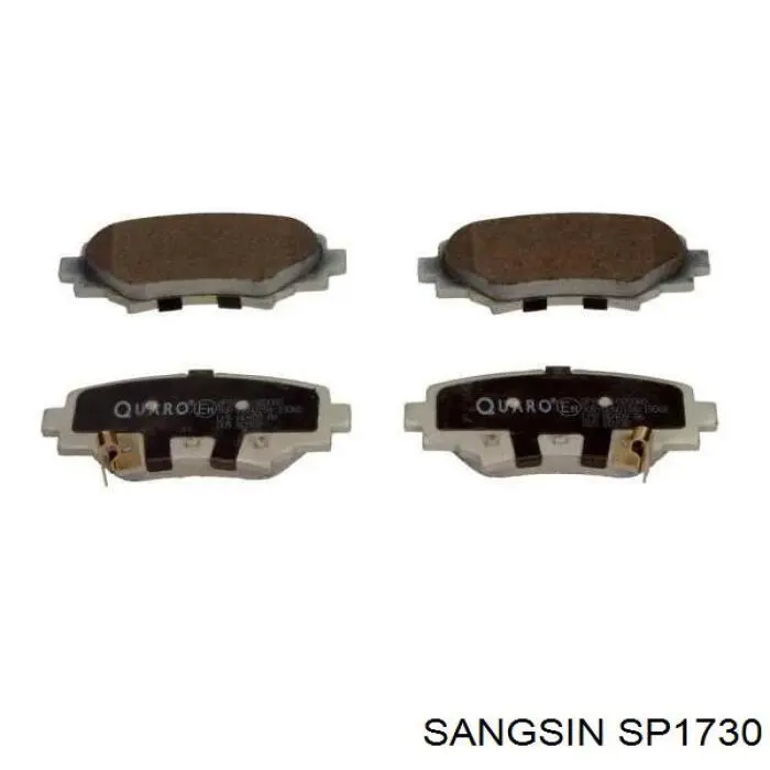 Задні гальмівні колодки Sangsin SP1730 ціна, від 16.60 USD