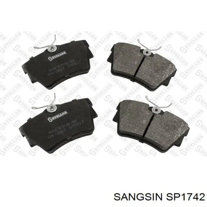 Купити SP1742 Sangsin Задні колодки